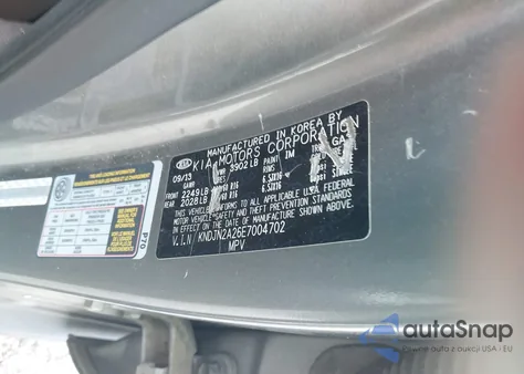 2014 Kia Soul from USA, damaged, VIN KNDJN2A26E7004702